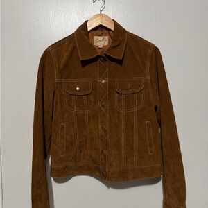 Scully suede fully lined leather jacket